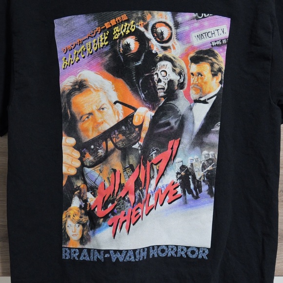 “They Live” Vintage Style Graphic Tee Medium​ - Picture 2 of 4